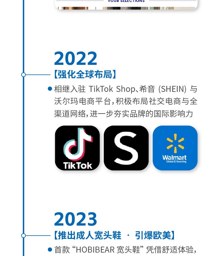 HOBIBEAR 官网展示图（手机端）